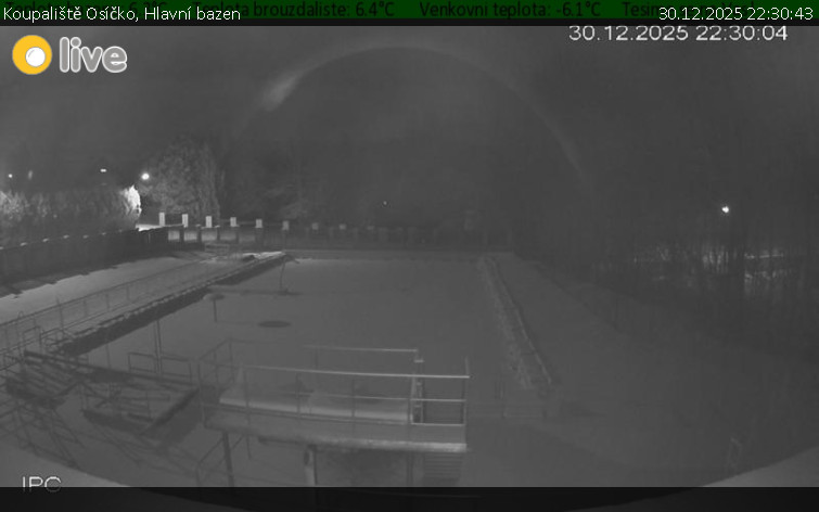 Koupaliště Osíčko - Hlavní bazen - 30.12.2025 v 22:30