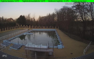 Koupaliště Osíčko - Hlavní bazen - 3.3.2026 v 06:45