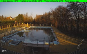 Koupaliště Osíčko - Hlavní bazen - 3.3.2026 v 07:45