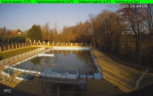 Koupaliště Osíčko - Hlavní bazen - 3.3.2026 v 08:45