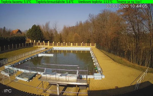 Koupaliště Osíčko - Hlavní bazen - 3.3.2026 v 10:45