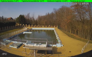 Koupaliště Osíčko - Hlavní bazen - 3.3.2026 v 12:45
