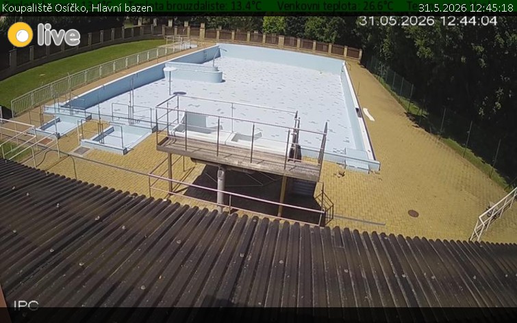 Koupaliště Osíčko - Hlavní bazen - 31.5.2026 v 12:45