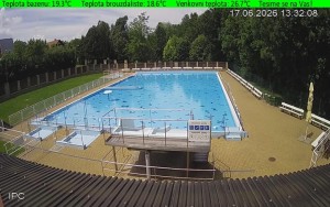 Koupaliště Osíčko - Hlavní bazen - 17.6.2026 v 13:45 Koupaliště Osíčko - Hlavní bazen - 17.6.2026 v 13:45