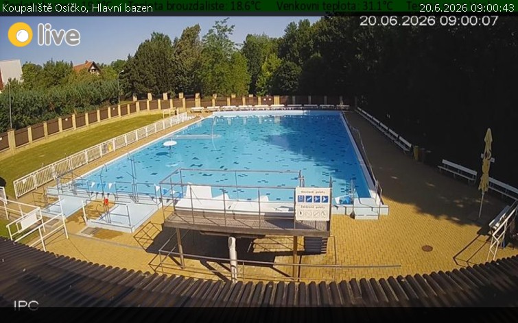 Koupaliště Osíčko - Hlavní bazen - 20.6.2026 v 09:00