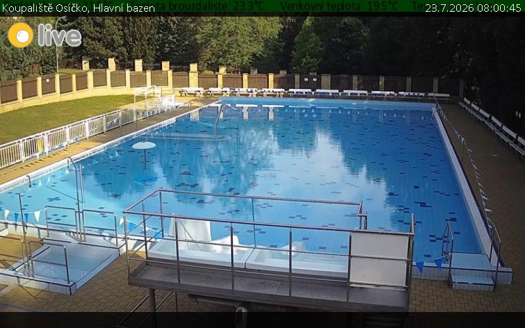 Koupaliště Osíčko - Hlavní bazen - 23.7.2026 v 08:00