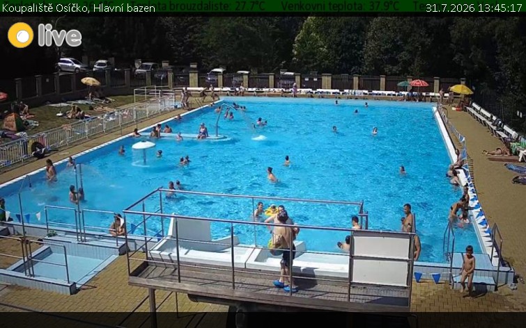 Koupaliště Osíčko - Hlavní bazen - 31.7.2026 v 13:45