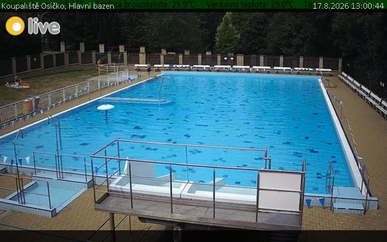 Koupaliště Osíčko - Hlavní bazen - 17.8.2026 v 13:00
