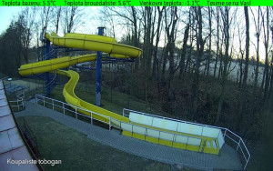 Koupaliště Osíčko - Tobogán - 3.3.2026 v 06:45