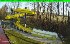 Koupaliště Osíčko - Tobogán - 3.3.2026 v 08:45