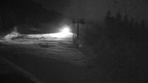 Skiareál Klínovec - Sjezdovka Jáchymovská, lanovka Prima Express - 25.11.2025 v 21:45