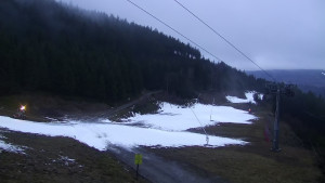 Skiareál Klínovec - Sjezdovka Jáchymovská, lanovka Prima Express - 9.12.2025 v 07:45 Skiareál Klínovec - Sjezdovka Jáchymovská, lanovka Prima Express - 9.12.2025 v 07:45