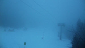 Skiareál Klínovec - Sjezdovka Jáchymovská, lanovka Prima Express - 15.1.2026 v 07:45