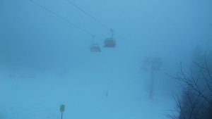 Skiareál Klínovec - Sjezdovka Jáchymovská, lanovka Prima Express - 15.1.2026 v 08:01