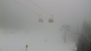 Skiareál Klínovec - Sjezdovka Jáchymovská, lanovka Prima Express - 15.1.2026 v 08:45