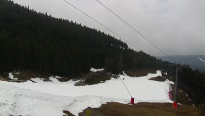 Skiareál Klínovec - Sjezdovka Jáchymovská, lanovka Prima Express - 16.3.2026 v 07:45