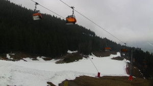 Skiareál Klínovec - Sjezdovka Jáchymovská, lanovka Prima Express - 16.3.2026 v 08:45