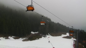 Skiareál Klínovec - Sjezdovka Jáchymovská, lanovka Prima Express - 16.3.2026 v 09:45