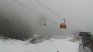 Skiareál Klínovec - Sjezdovka Jáchymovská, lanovka Prima Express - 16.3.2026 v 12:45