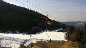 Skiareál Klínovec - Sjezdovka Jáchymovská, lanovka Prima Express - 22.3.2026 v 10:45