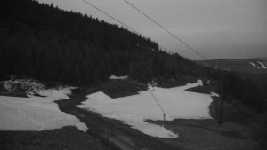 Skiareál Klínovec - Sjezdovka Jáchymovská, lanovka Prima Express - 12.4.2026 v 05:45