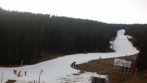 Skiareál Klínovec - Sjezdovka Pařezovka, lanovka CineStar Express - 21.12.2025 v 08:02