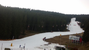 Skiareál Klínovec - Sjezdovka Pařezovka, lanovka CineStar Express - 21.12.2025 v 08:15