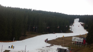 Skiareál Klínovec - Sjezdovka Pařezovka, lanovka CineStar Express - 21.12.2025 v 08:32