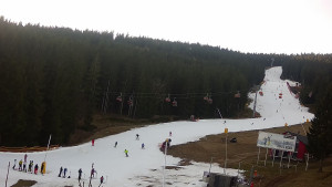 Skiareál Klínovec - Sjezdovka Pařezovka, lanovka CineStar Express - 21.12.2025 v 09:32