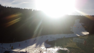 Skiareál Klínovec - Sjezdovka Pařezovka, lanovka CineStar Express - 21.12.2025 v 12:02