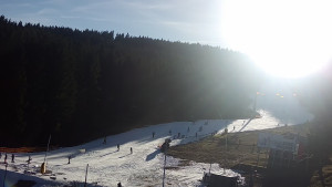 Skiareál Klínovec - Sjezdovka Pařezovka, lanovka CineStar Express - 21.12.2025 v 12:45