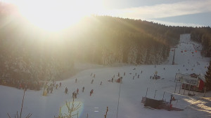 Skiareál Klínovec - Sjezdovka Pařezovka, lanovka CineStar Express - 27.12.2025 v 10:45