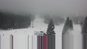 Skiareál Klínovec - Sjezdovka Pařezovka, lanovka CineStar Express - 1.1.2026 v 15:45