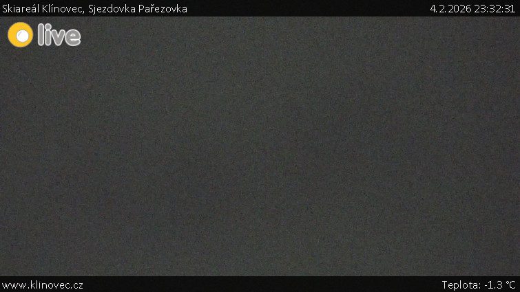 Skiareál Klínovec - Sjezdovka Pařezovka, lanovka CineStar Express - 4.2.2026 v 23:32