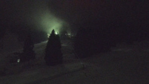 Skiareál Klínovec - Sjezdovka Pařezovka, lanovka CineStar Express - 9.2.2026 v 01:45