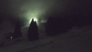 Skiareál Klínovec - Sjezdovka Pařezovka, lanovka CineStar Express - 9.2.2026 v 03:45