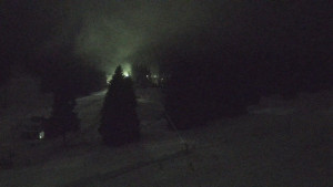 Skiareál Klínovec - Sjezdovka Pařezovka, lanovka CineStar Express - 9.2.2026 v 05:15