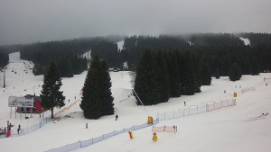 Skiareál Klínovec - Sjezdovka Pařezovka, lanovka CineStar Express - 9.2.2026 v 11:45