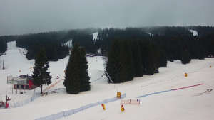 Skiareál Klínovec - Sjezdovka Pařezovka, lanovka CineStar Express - 9.2.2026 v 16:45