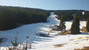 Skiareál Klínovec - Sjezdovka Pařezovka, lanovka CineStar Express - 2.3.2026 v 09:15