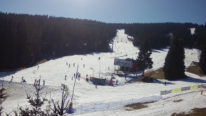 Skiareál Klínovec - Sjezdovka Pařezovka, lanovka CineStar Express - 2.3.2026 v 12:02