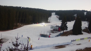 Skiareál Klínovec - Sjezdovka Pařezovka, lanovka CineStar Express - 2.3.2026 v 18:15
