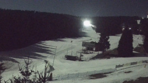 Skiareál Klínovec - Sjezdovka Pařezovka, lanovka CineStar Express - 2.3.2026 v 20:45