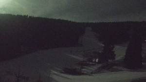 Skiareál Klínovec - Sjezdovka Pařezovka, lanovka CineStar Express - 4.4.2026 v 00:45