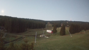 Skiareál Klínovec - Sjezdovka Pařezovka, lanovka CineStar Express - 10.5.2026 v 04:45