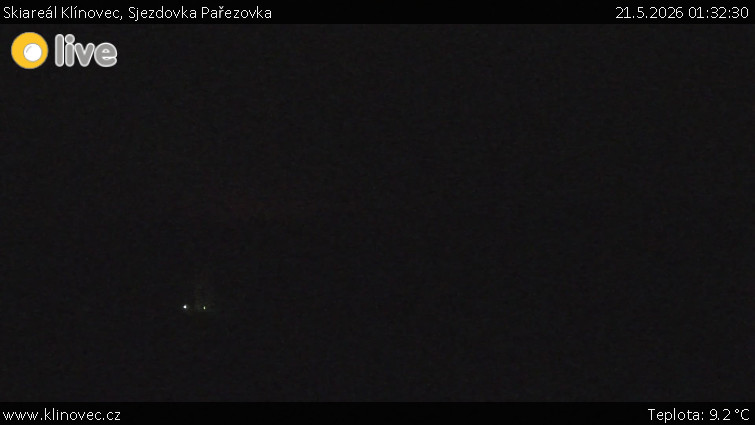 Skiareál Klínovec - Sjezdovka Pařezovka, lanovka CineStar Express - 21.5.2026 v 01:32