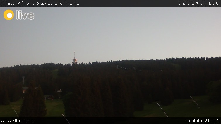 Skiareál Klínovec - Sjezdovka Pařezovka, lanovka CineStar Express - 26.5.2026 v 21:45