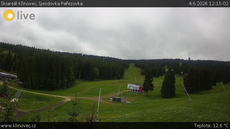 Skiareál Klínovec - Sjezdovka Pařezovka, lanovka CineStar Express - 4.6.2026 v 12:15