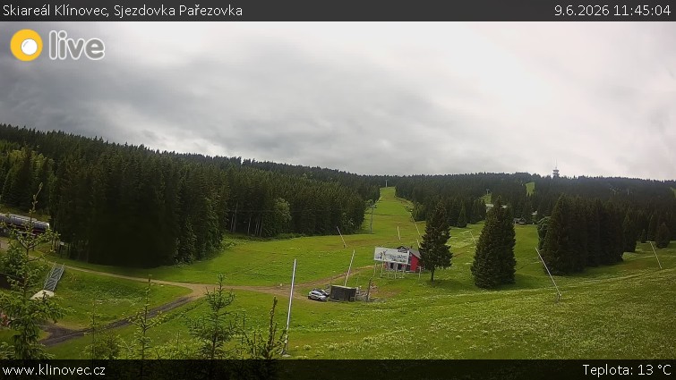Skiareál Klínovec - Sjezdovka Pařezovka, lanovka CineStar Express - 9.6.2026 v 11:45
