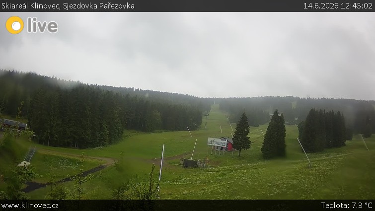 Skiareál Klínovec - Sjezdovka Pařezovka, lanovka CineStar Express - 14.6.2026 v 12:45